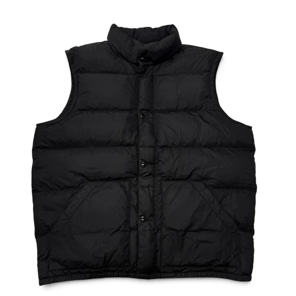 Polo Ralph Lauren Mens Black Down Puffer Vest Quilted Big & Tall 2XB Vintage Y2K